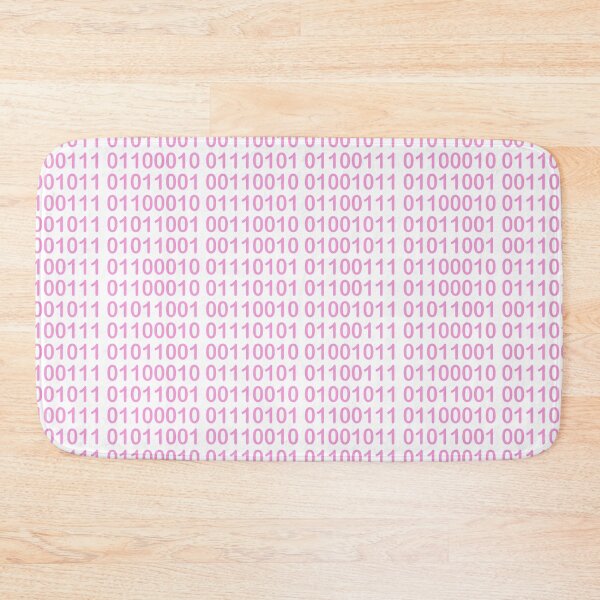 Item preview, Pink Binary Code designed and sold by mixMixtli.