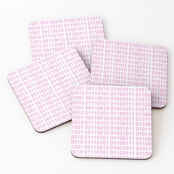Item preview, Pink Binary Code designed and sold by mixMixtli.