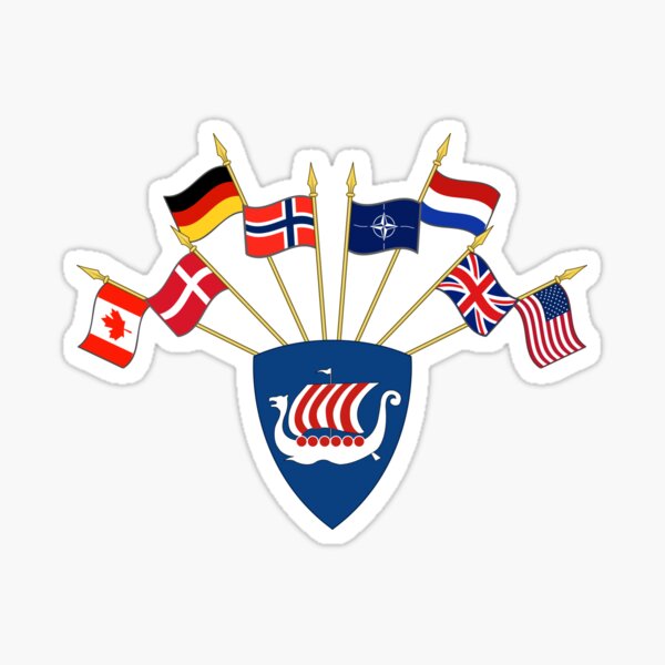Item preview, Allied Forces Northern Europe (NATO - Historical) designed and sold by wordwidesymbols.