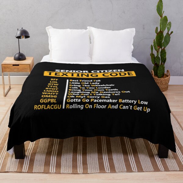 Item preview, Funny Senior Citizen's Texting Code Design Gift for Grandpa designed and sold by zacben.