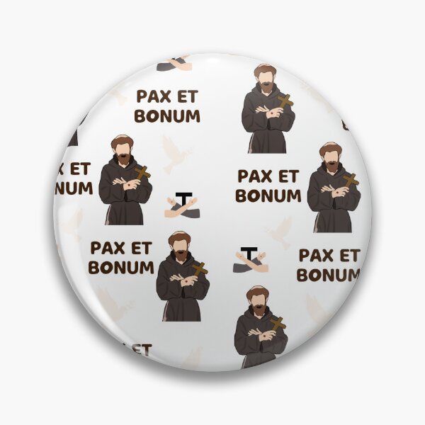 Item preview, St. Francis Of Assisi - Pax et Bonum designed and sold by Klawisdesign.