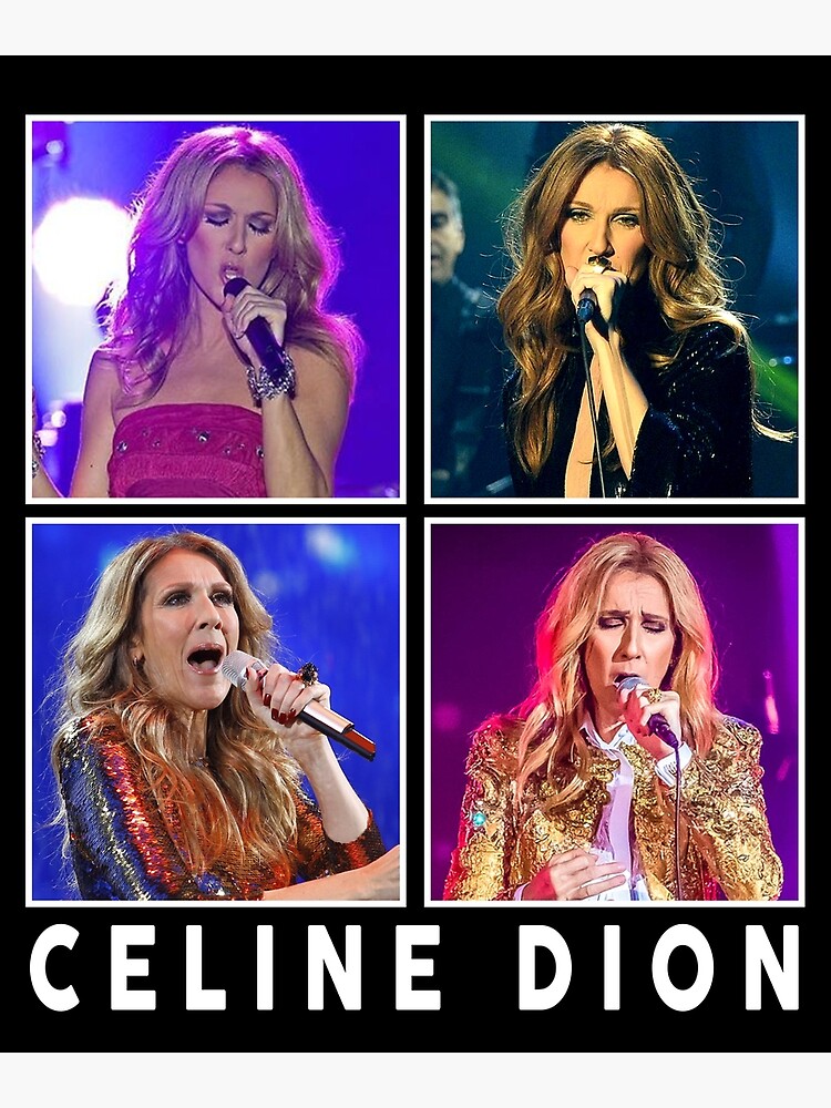 Discover Cadeau De Style Carré Céline Dion Poster