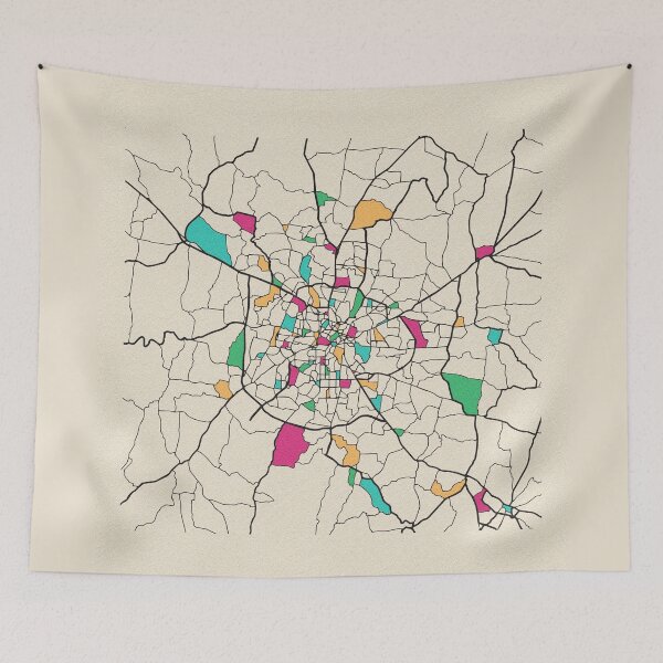 Item preview, Bangalore, India Street Map designed and sold by A Deniz Akerman.