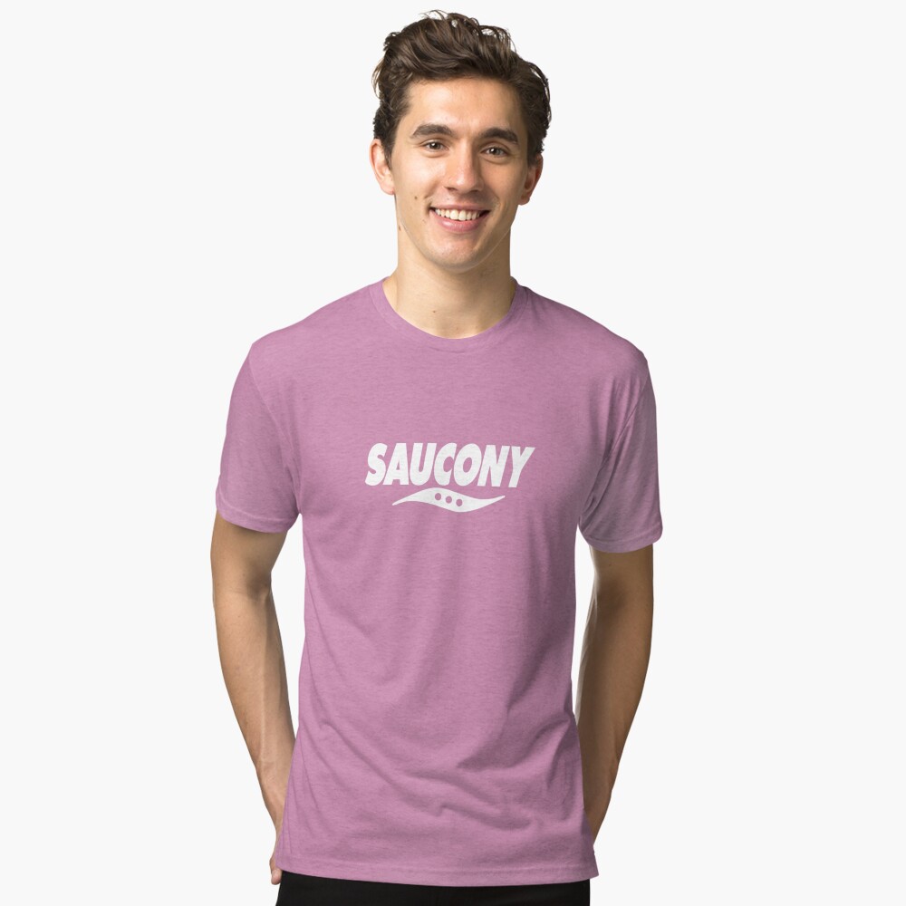 Saucony t shirts mens purple discount