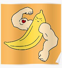 Buff Arms Banana Poster