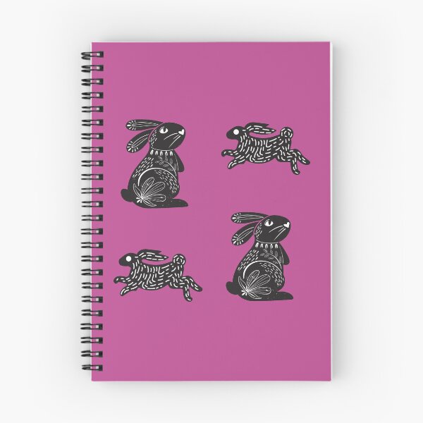 Item preview, Black Rabbits pattern designed and sold by CameleonDesign.