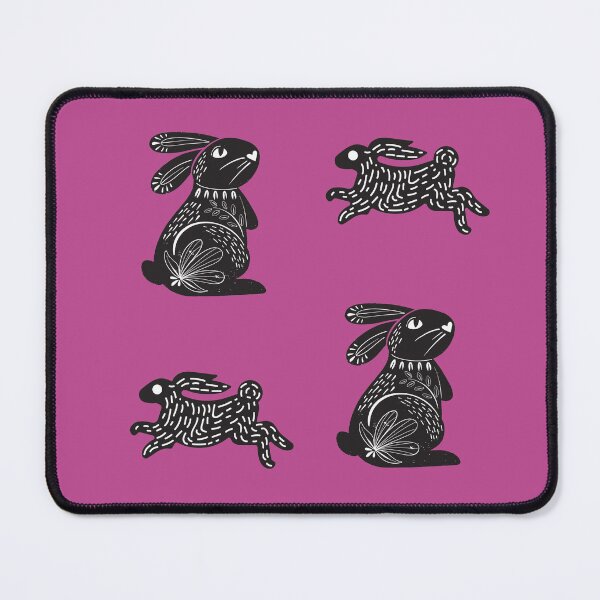 Item preview, Black Rabbits pattern designed and sold by CameleonDesign.