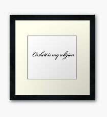 Caskett is my religion Framed Print