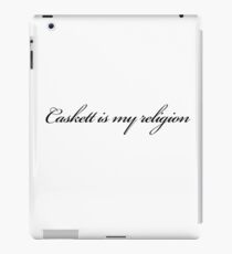 Caskett is my religion iPad Case/Skin