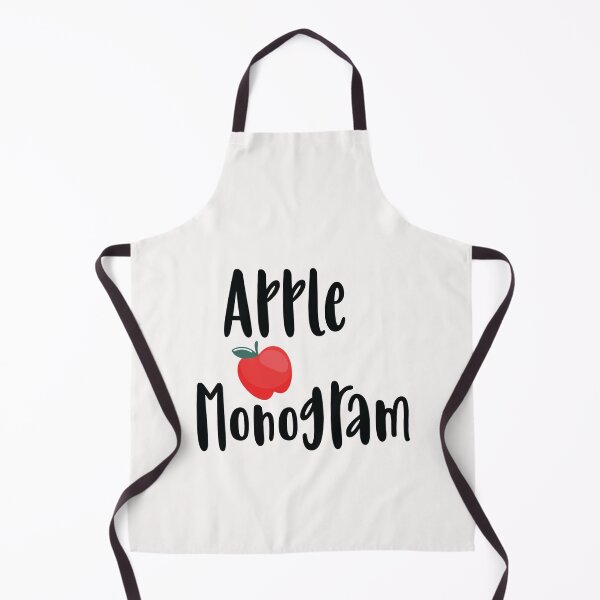 Item preview, Apple Monogram designed and sold by AuroraApparel.