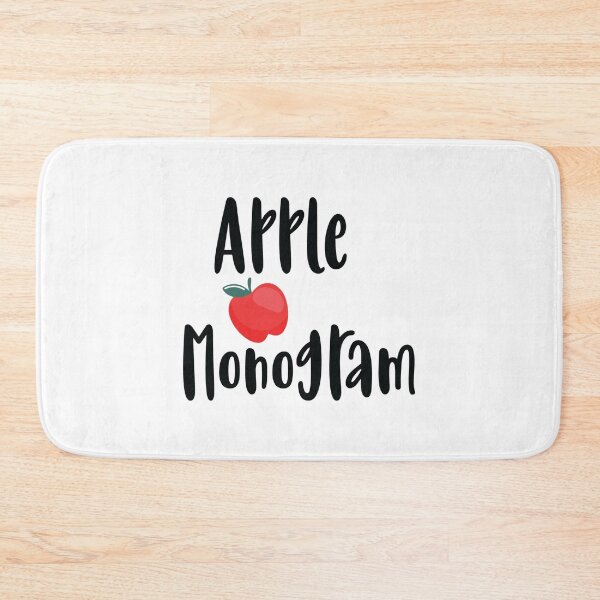 Item preview, Apple Monogram designed and sold by AuroraApparel.