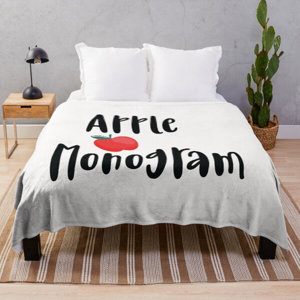 Item preview, Apple Monogram designed and sold by AuroraApparel.