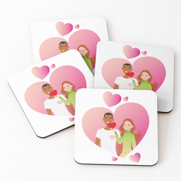 Item preview, interracial couple designed and sold by ladstudio.