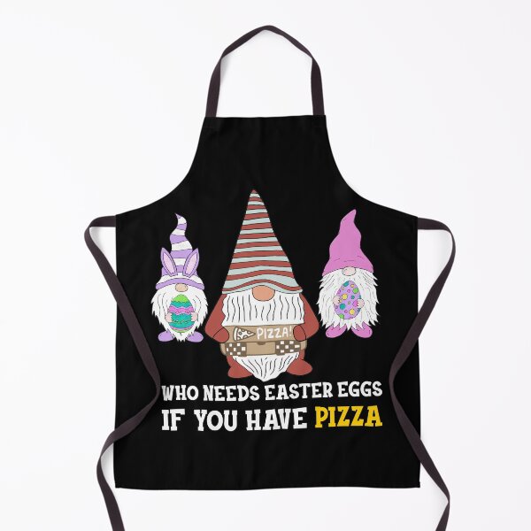 Item preview, Funny Easter Day Gnomies Design: Who Needs Easter Egg If You Have Pizza designed and sold by AMINE ★★★★★.