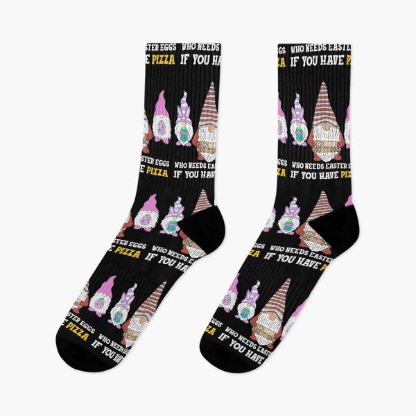 Item preview, Funny Easter Day Gnomies Design: Who Needs Easter Egg If You Have Pizza  designed and sold by AMINE  ★★★★★.