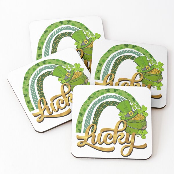 Item preview, Lucky Shamrock Rainbow Leopard Irish St Patrick's Day designed and sold by Meggie179.