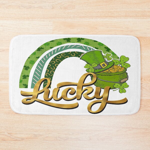 Item preview, Lucky Shamrock Rainbow Leopard Irish St Patrick's Day designed and sold by Meggie179.
