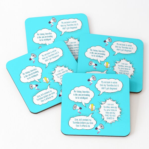 Item preview, Tourette Syndrome Awareness Sarcastic Reply Come Back Lines Fun Pack - Tourettes  designed and sold by MJDezigns.