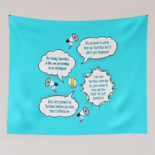 Item preview, Tourette Syndrome Awareness Sarcastic Reply Come Back Lines Fun Pack - Tourettes  designed and sold by MJDezigns.
