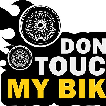 Don't Touch My Bike MTB Bike Scratch-Resistant Sticker Frame Protector  Removable Road Bike Poster Guard Cover Bicycle Accessory - AliExpress