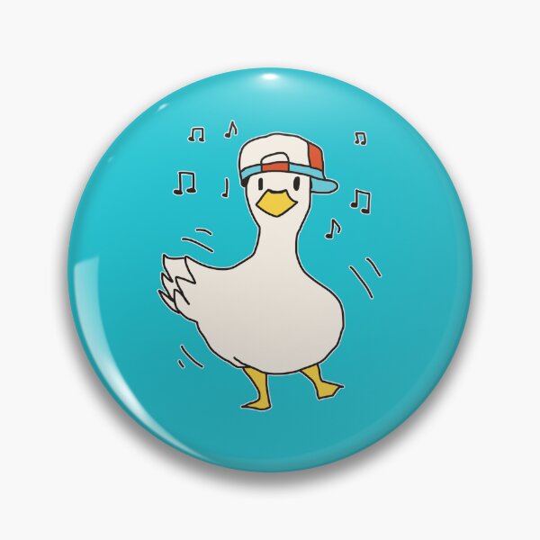 Item preview, Shuba Dancing Duck Meme Funny Cute Duck Wearing Hat Sticker designed and sold by StefanFuchs.