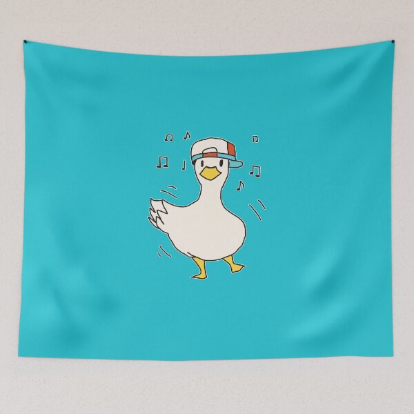 Item preview, Shuba Dancing Duck Meme Funny Cute Duck Wearing Hat Sticker designed and sold by StefanFuchs.