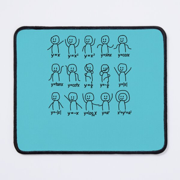 Item preview, Funny Algebra Dance Graph Figures Math Equation  Sticker designed and sold by NickRichli.