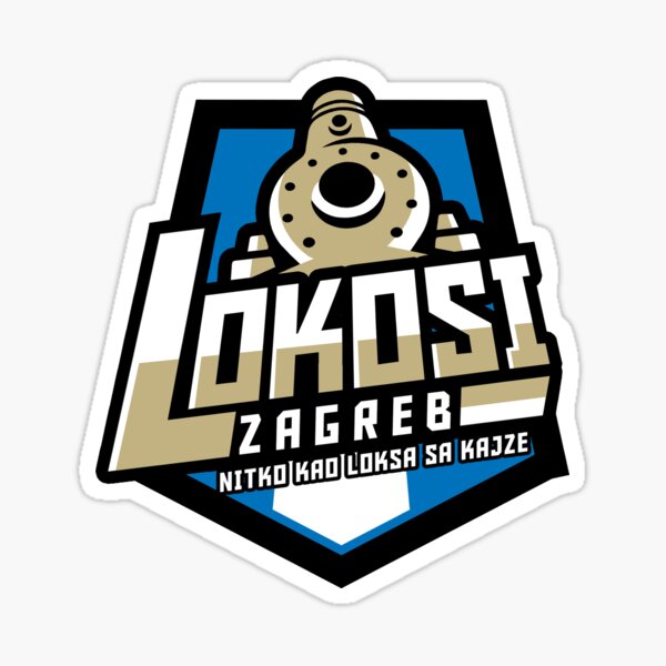 "Lokomotiva Lokosi Zagreb sticker 2022" Sticker by IMTEKTEK Redbubble