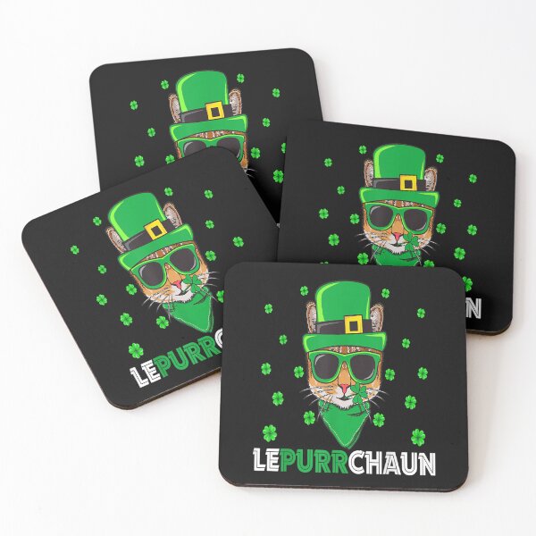 Item preview, Cute Lepurrchaun Leprechaun Cat Lover Saint Patrick's Day designed and sold by vyqecakace443.
