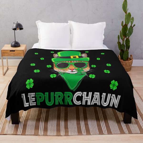 Item preview, Cute Lepurrchaun Leprechaun Cat Lover Saint Patrick's Day designed and sold by vyqecakace443.