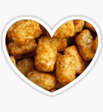 Tater Tot Heart Sticker Sticker