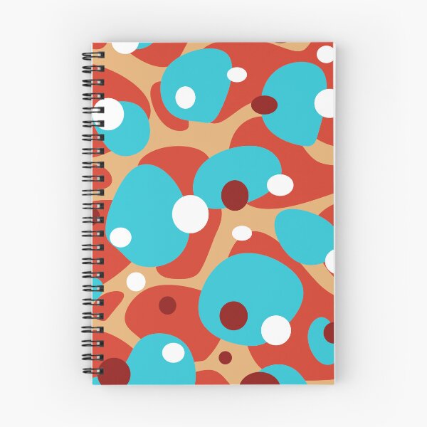 Item preview, blue and red abstract art pattern designed and sold by achintha prabash.