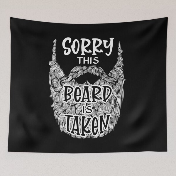 Item preview, Sorry This Beard Is Taken Funny Bearded Man Valentines designed and sold by BufFord71.