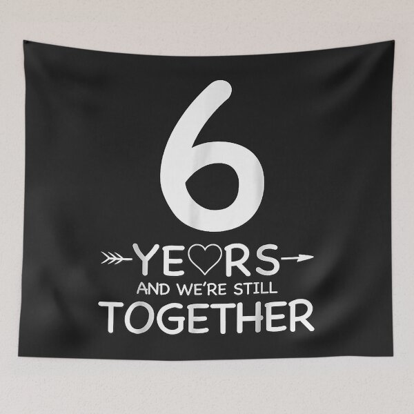 Item preview, 6 Years Together Funny Matching Valentines Day Couples Gift designed and sold by marcipattysk1i.