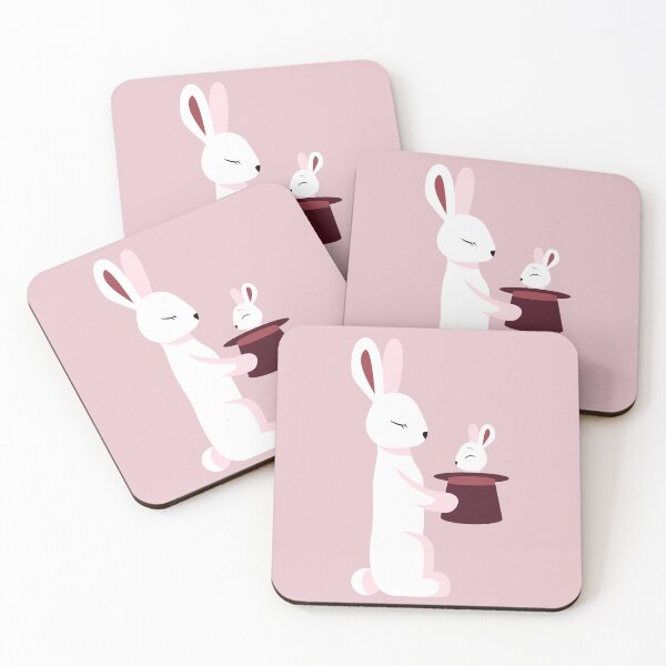 Item preview, White magic rabbits designed and sold by Samuel-Ruhland.