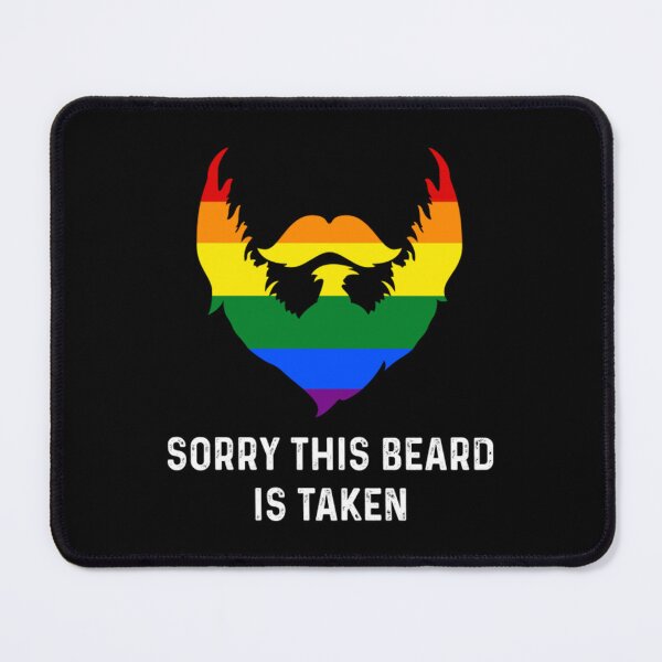 Item preview, Sorry This Beard is Taken Gay Rainbow Flag Funny Gay Pride designed and sold by BufFord71.