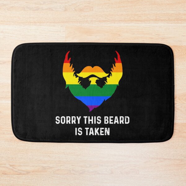 Item preview, Sorry This Beard is Taken Gay Rainbow Flag Funny Gay Pride designed and sold by BufFord71.