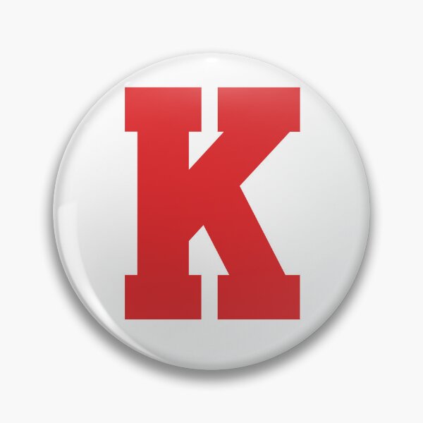 Item preview, Alphabet, Red K, Sports letter K designed and sold by TheCultStuff.