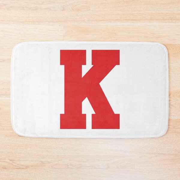 Item preview, Alphabet, Red K, Sports letter K designed and sold by TheCultStuff.