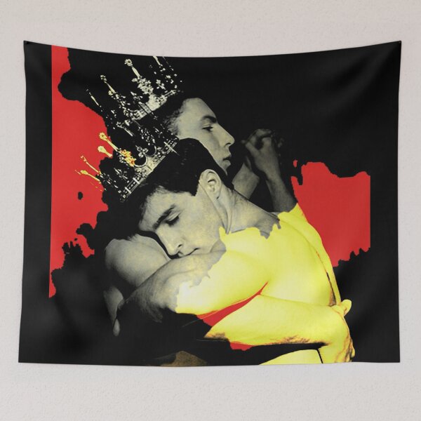 Item preview, Two Men Dancing Pop Art In Red designed and sold by GAYPOPART.