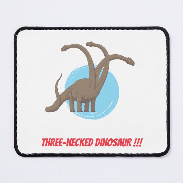 Item preview, Three-necked dinosaur - in blue circle designed and sold by CosmicStory.