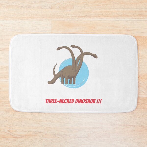 Item preview, Three-necked dinosaur - in blue circle designed and sold by CosmicStory.