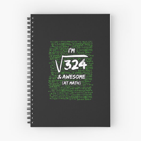 Item preview, 18th Birthday Square Root Of 324 Years & Awesome Funny Math designed and sold by marcipattysk1i.