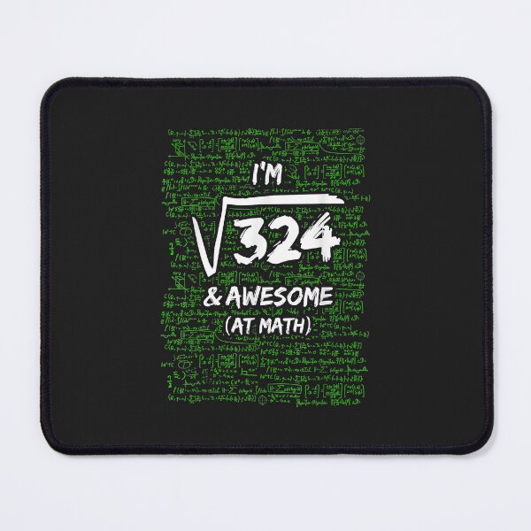 Item preview, 18th Birthday Square Root Of 324 Years & Awesome Funny Math designed and sold by marcipattysk1i.