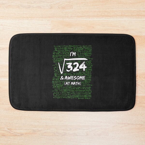 Item preview, 18th Birthday Square Root Of 324 Years & Awesome Funny Math designed and sold by marcipattysk1i.