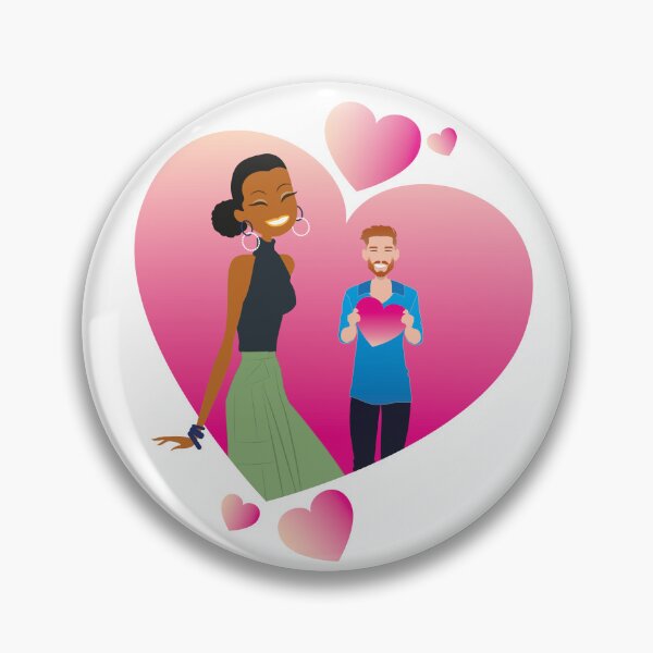 Item preview, interracial couple designed and sold by ladstudio.