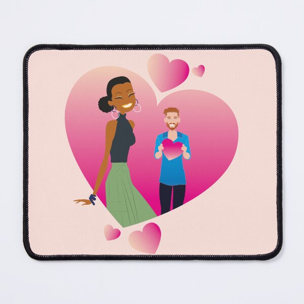 Item preview, interracial couple designed and sold by ladstudio.