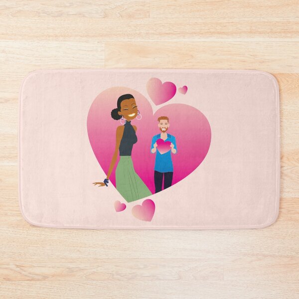 Item preview, interracial couple designed and sold by ladstudio.
