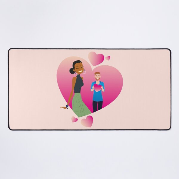Item preview, interracial couple designed and sold by ladstudio.
