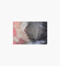 Starting Point,Pink Blue Abstract Giclee,Pink grey Giclee Print,Abstract Painting,pink white Giclee,pink grey print,pink wall art Art Board